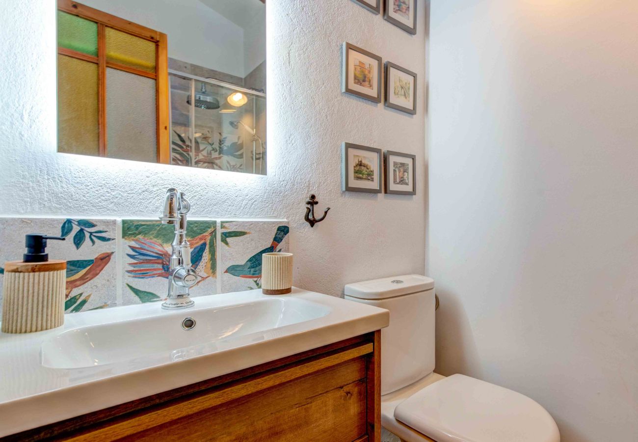 Casa rural en Pollensa - Finca reformada con piscina climatizada entre Pollensa y Puerto Pollensa
