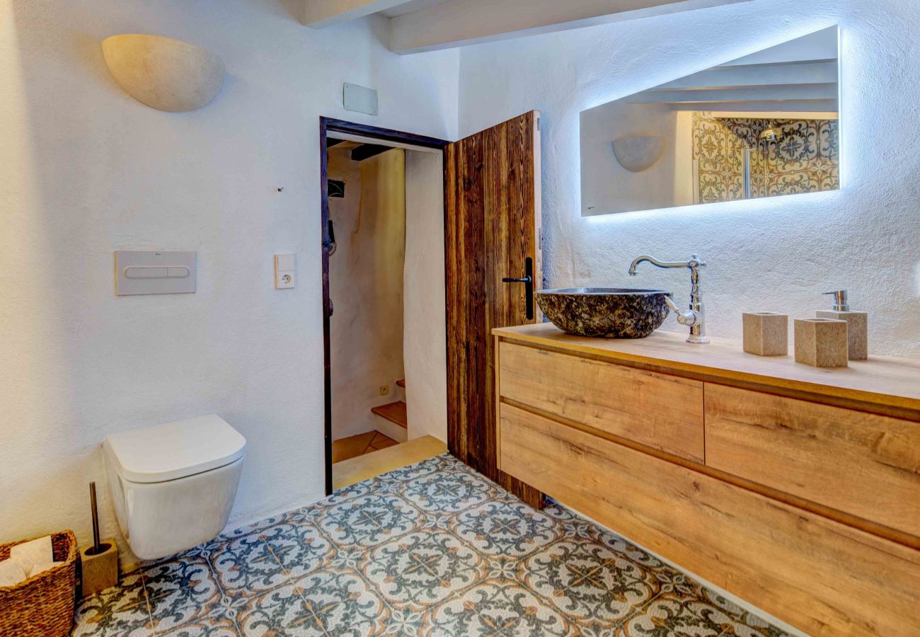 Casa rural en Pollensa - Finca reformada con piscina climatizada entre Pollensa y Puerto Pollensa