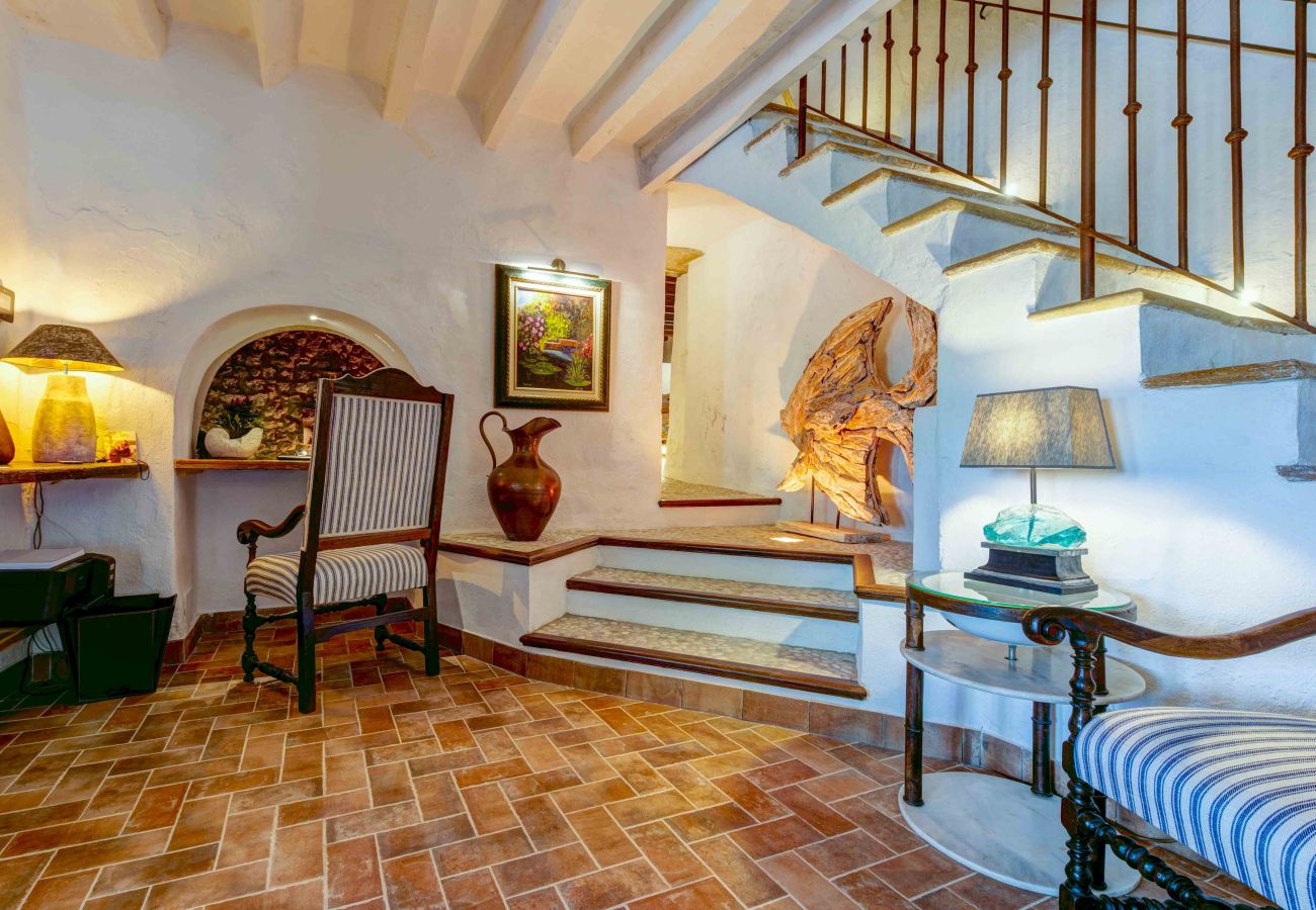 Casa rural en Pollensa - Finca reformada con piscina climatizada entre Pollensa y Puerto Pollensa