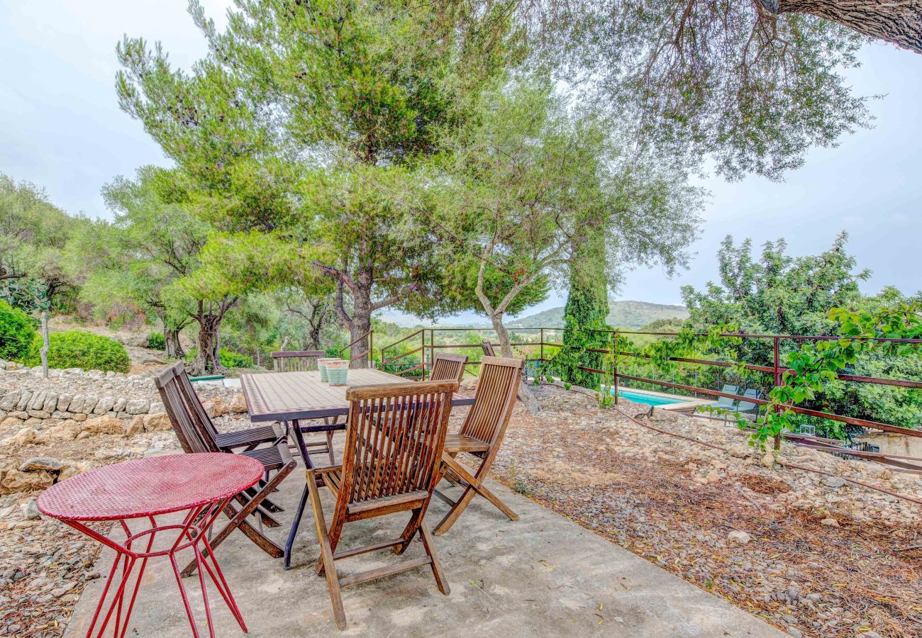 Casa rural en Pollensa - Finca reformada con piscina climatizada entre Pollensa y Puerto Pollensa
