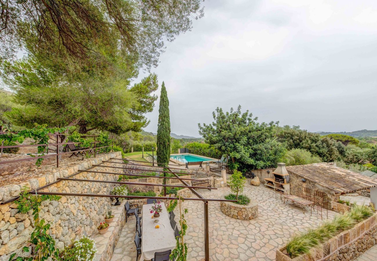 Casa rural en Pollensa - Finca reformada con piscina climatizada entre Pollensa y Puerto Pollensa