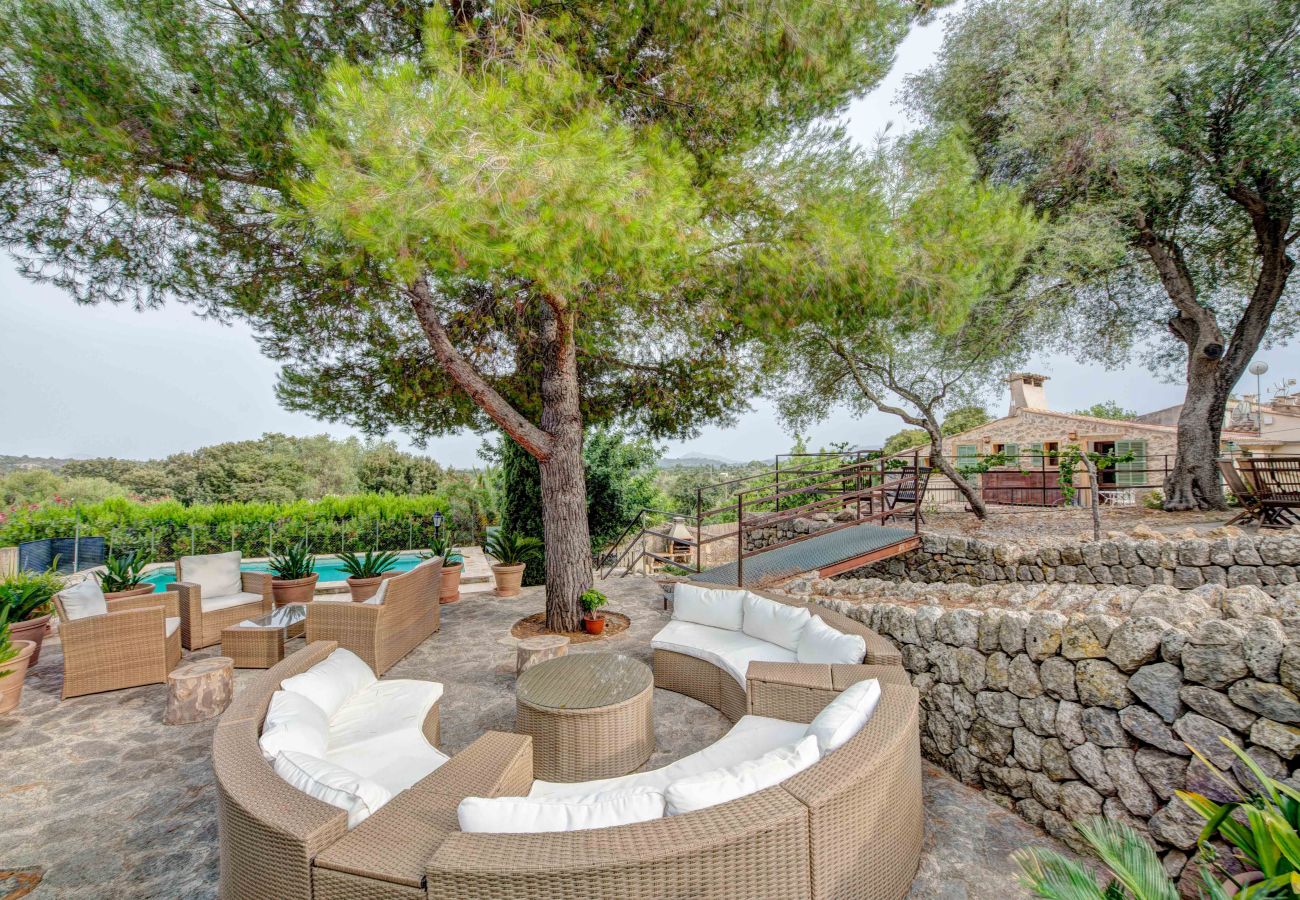 Casa rural en Pollensa - Finca reformada con piscina climatizada entre Pollensa y Puerto Pollensa