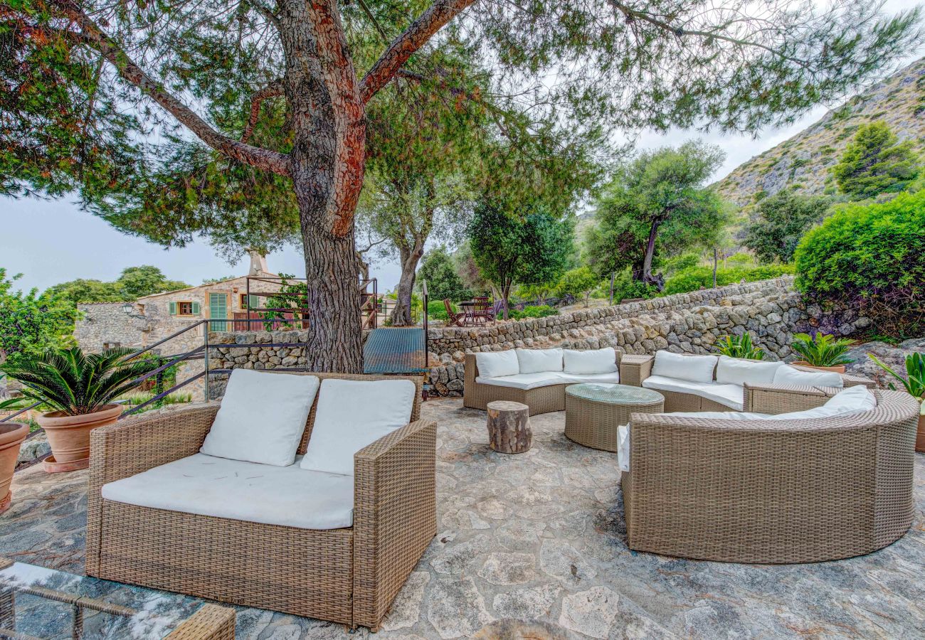 Casa rural en Pollensa - Finca reformada con piscina climatizada entre Pollensa y Puerto Pollensa